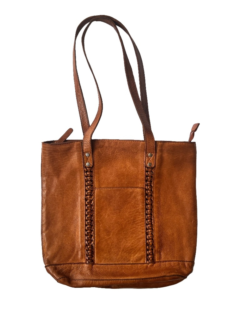Anthropologie Vilenca Holland Braided Leather Shoulder Bag, Tote